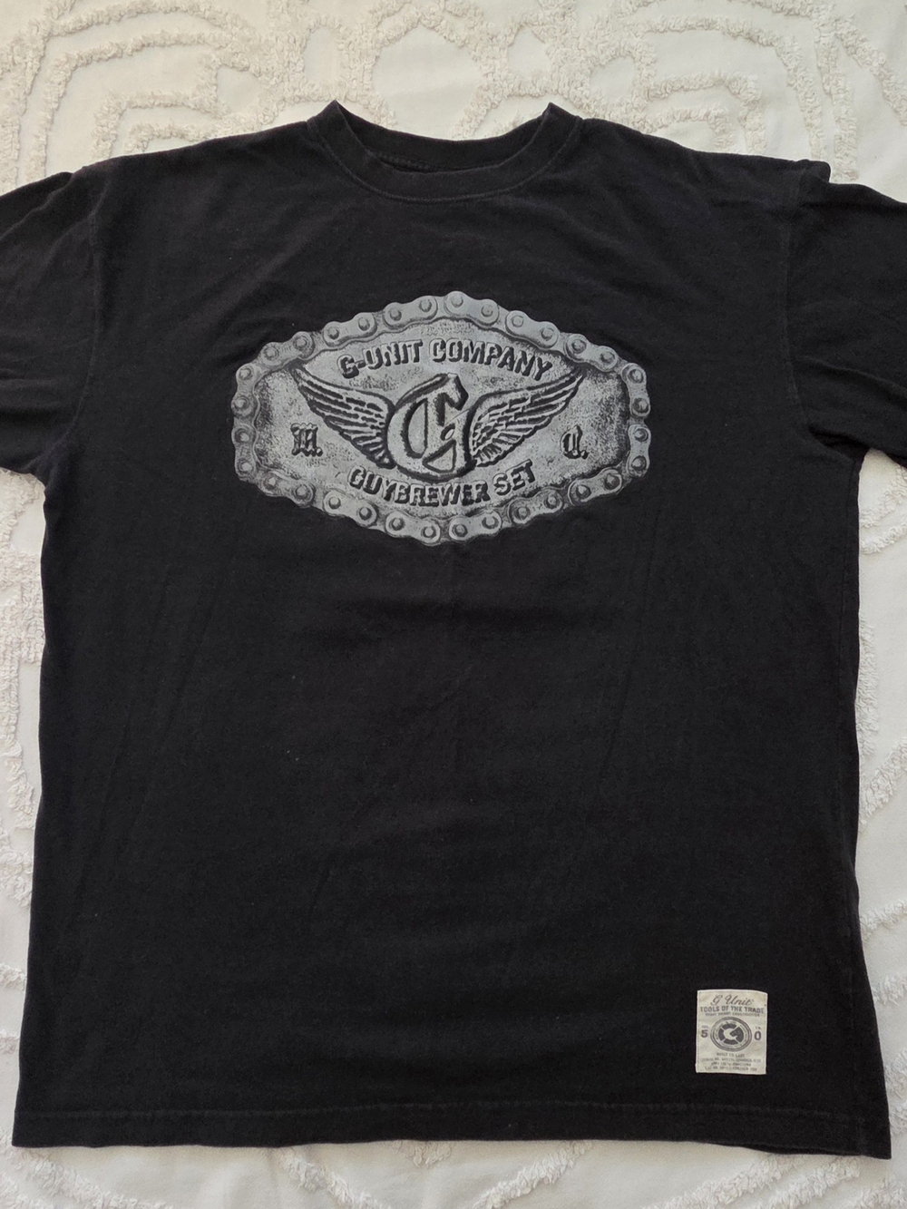Black Graphic Crewneck T-Shirt